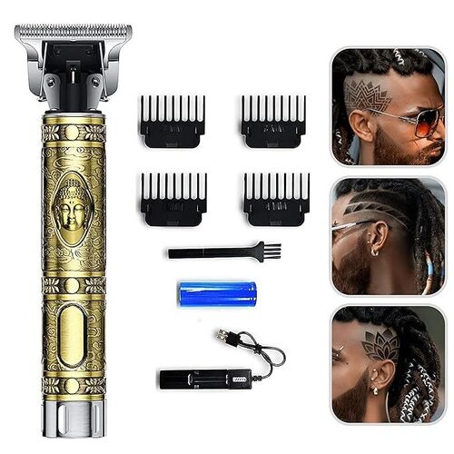 BEMALL Trimmer Men | Hair Trimmer Rechargeable Cordless For Men Buddha Style Trimmer, Professional Hair Clipper, Adjustable Blade Clipper, Shaver, Head Close Cut Precise hair