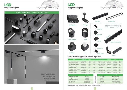 LED Ultra-thin Magnectic Track System