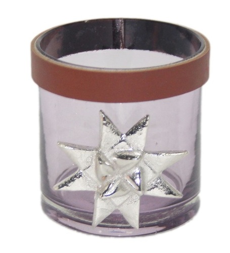9 cm Round Glass Votive Candle Holder