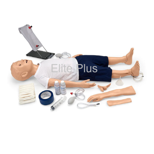 Multipurpose Patient Care and CPR Pediatric Simulator - 5-Year-Old Manikin