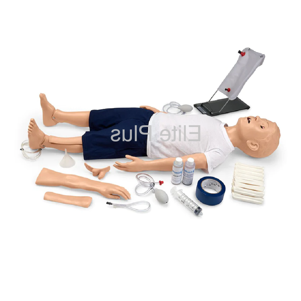 Multipurpose Patient Care and CPR Pediatric Simulator - 5-Year-Old Manikin