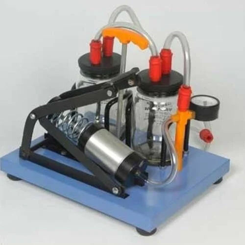 Portable Foot Operated Suction Machine Color Code: As Per Requirement