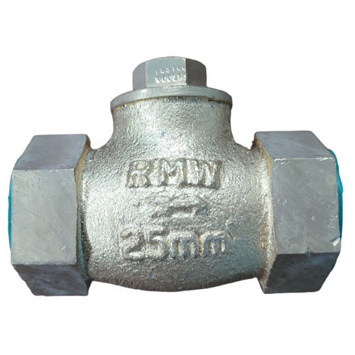 Non Return Valve - Stainless Steel, 25 mm Size , Silver Polished Finish for Industrial Pipe Fitting Applications