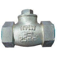 Non Return Valve - Stainless Steel, 25 Mm Size , Silver Polished Finish For Industrial Pipe Fitting Applications