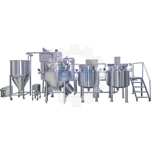 Automatic Ointment Cream Making Plant - Material: Stainless Steel