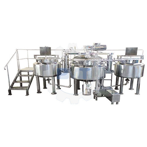 Fully Automatic Ointment Manufacturing Plant - Material: Stainless Steel