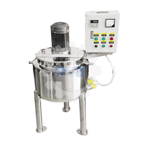Mixing And Melting Tank - Durable Stainless Steel Computerized Automatic Control | Efficient Mixing for Food Pharmaceuticals Cosmetics Chemical Industries