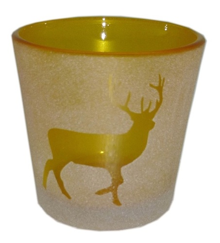 7 Cm Metal Votive Candle Holder With Plated - Color: Different Colors Available