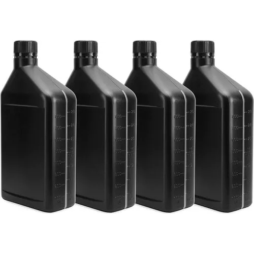 Black Plastic Engine Oil Can