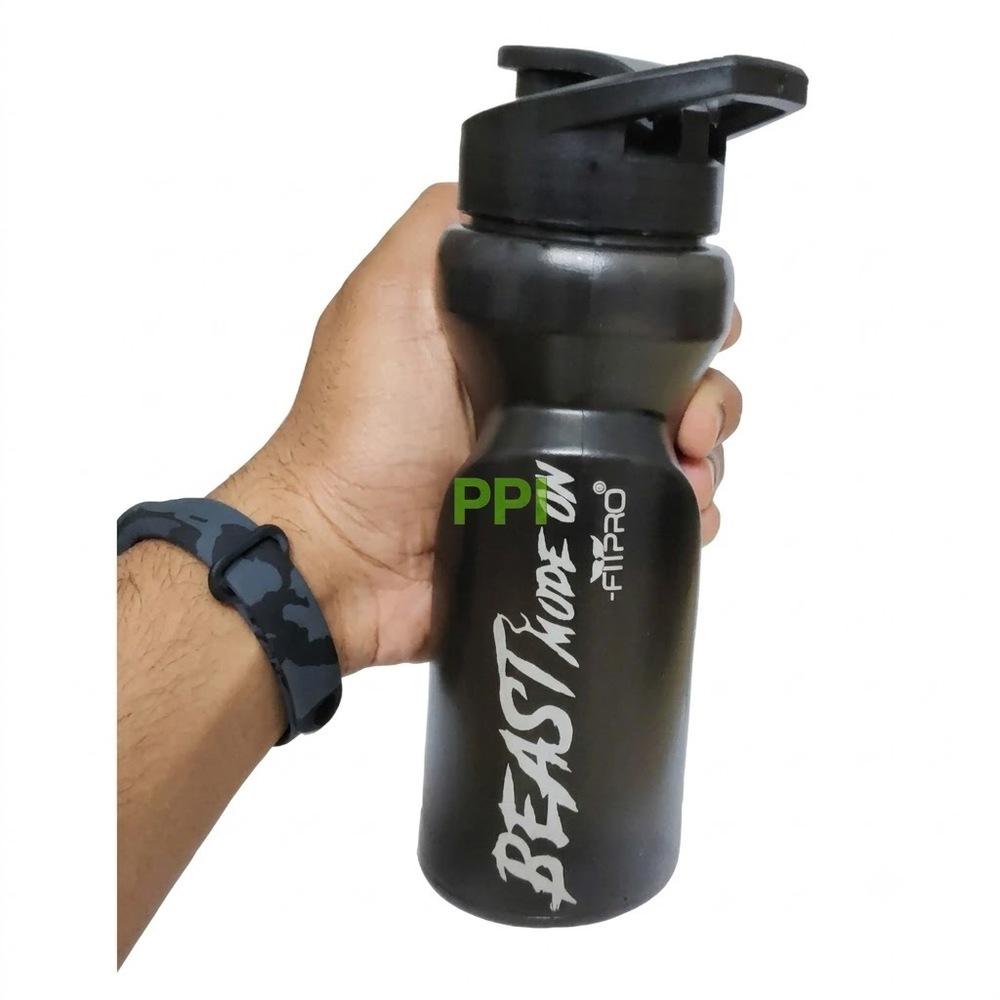 Black Plastic Sippers Bottle