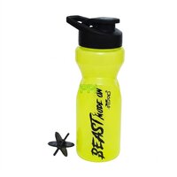 Green Plastic Sipper Bottle - Shape: Round