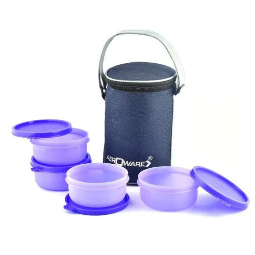 Muti Colour Plastic Lunch Box