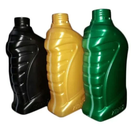 Multicolor Plastic Lubricant Can