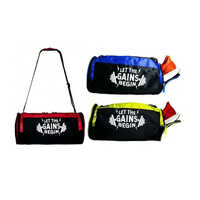 Promotional Gym Bag - Durable Polyester, 20 Inches | Multi-color Customization, Secure Design, Shoulder-length Handle For Easy Carrying