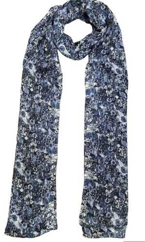 Voile Flower Printed Scarf