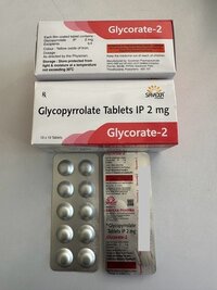 Glycorate 2 (glycopyrrolate 2mg) - Drug Type: General Medicines