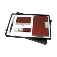 Brown Executive Gift Set Of 4 Pcs