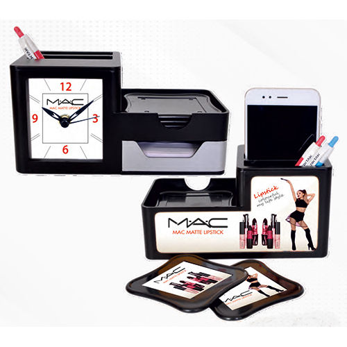 Mac Pen Stand With Coaster And Slip Holder Application: Industrial