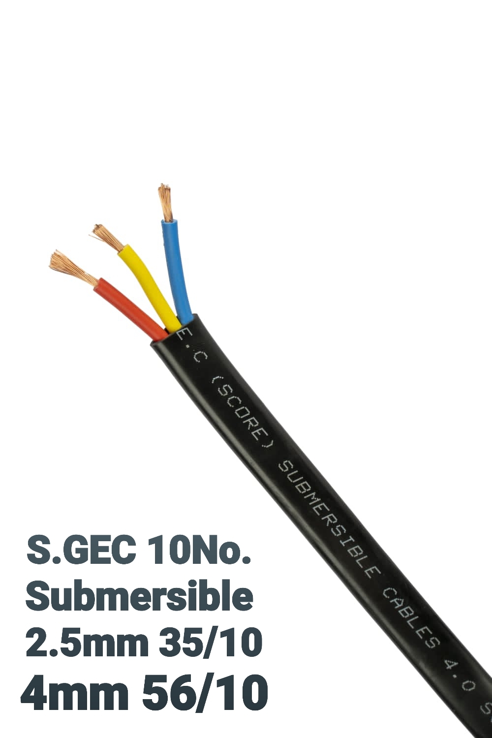 4.0 MM 3 CORE Submersible (ISI) Gauge 10