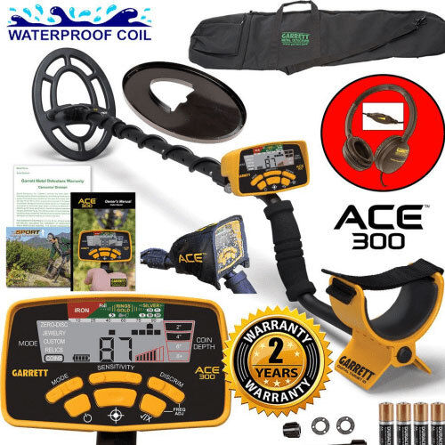 GARRETT ACE 300 GOLD METAL DETECTOR