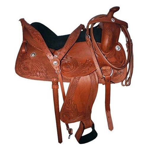 WS-001 Western Leather Saddle