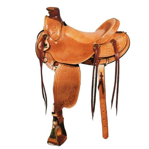 WS-002 Western Leather Saddle