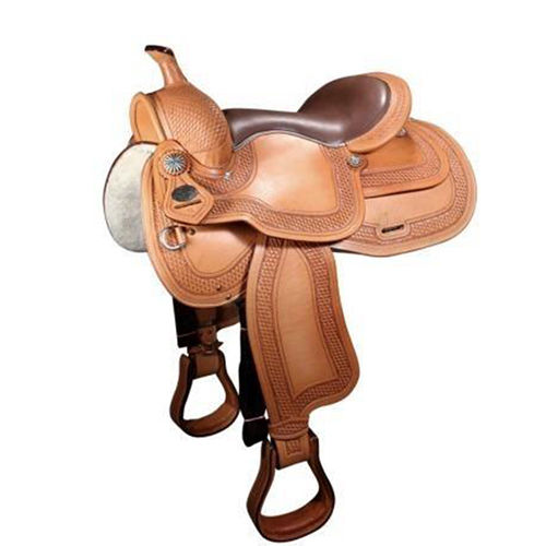 WS-005 Western Leather Saddle