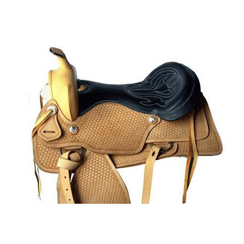 WS-006 Western Leather Saddle