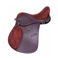 Synthetic Leather Horse Saddle - Suede Seat & Pad, All Sizes & Colors Available, Ultimate Comfort & Grip For Safe Riding