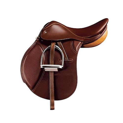 Light Brown Buffalo Leather Saddle