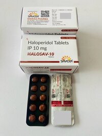 Halosav-10 - 10mg Haloperidol Tablets | Treats Schizophrenia, Depression & Sleep Disorders, 200 Tablets Per Strip, Suitable For All