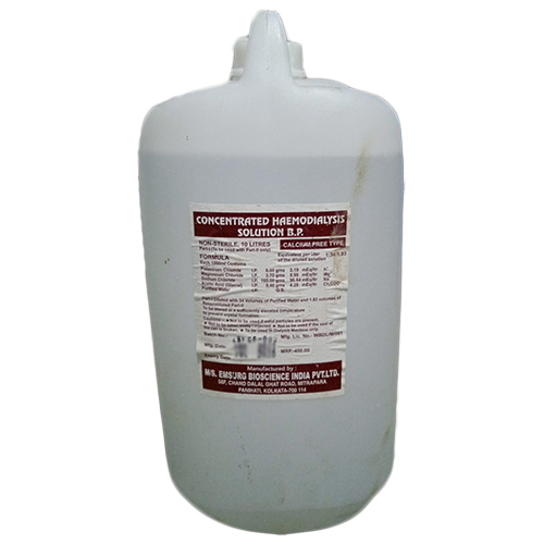 Calcium Free Type Dialysis Fluid