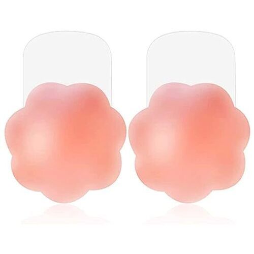 Push up Silicone Bra Round Silicone Pads Silicone Nipple Bra Nipple Cover Bra Nipple Pushup nip Nipple Cover Beige