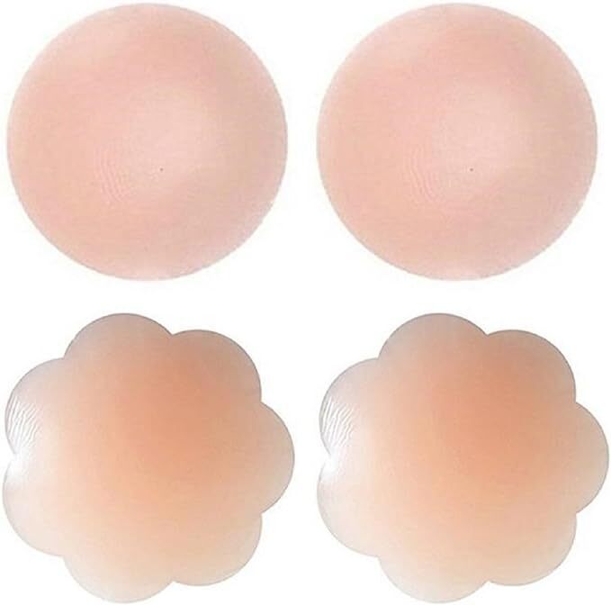 Popama Silicone Nipple Cover Breast Nipple Cover Pasties Adhesive Stickers Light -