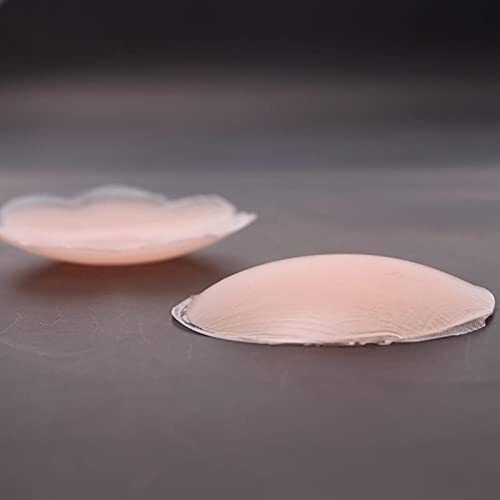 Disolve Bra Breast Shaper Silicon Nipple Pad Round Shape 2 Pair