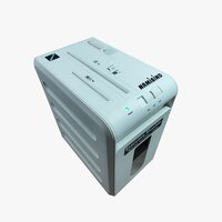 Micro Cut Paper Shredder  Soundless 7 Sheet 2*9 mm Shred Size With 10 Minutes Running Cycle