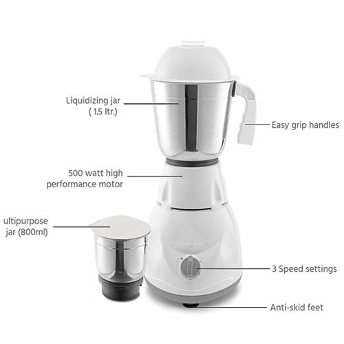 White Mixer Grinder