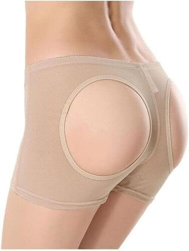 VIBCREST Butt Lifter Pants Panties Waist Trainer Butt Lifter Tummy Seamless Briefs Underwear for Woman Wedding Pant Body Shapers Short(Regular Size,Beige)