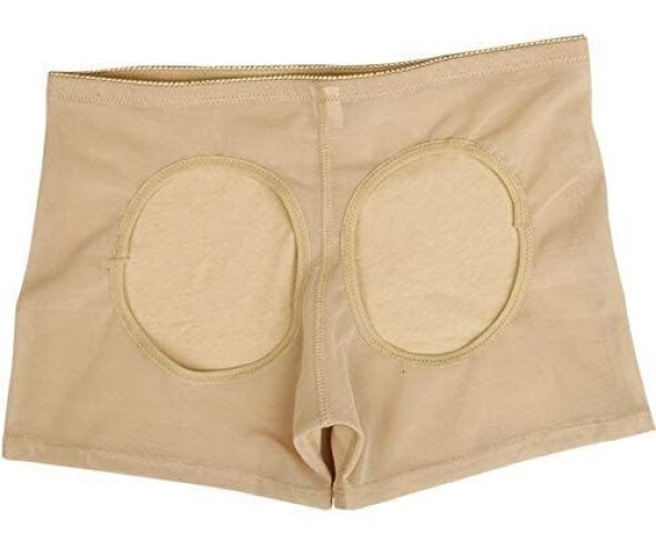 VIBCREST Butt Lifter Pants Panties Waist Trainer Butt Lifter Tummy Seamless Briefs Underwear for Woman Wedding Pant Body Shapers Short(Regular Size,Beige)