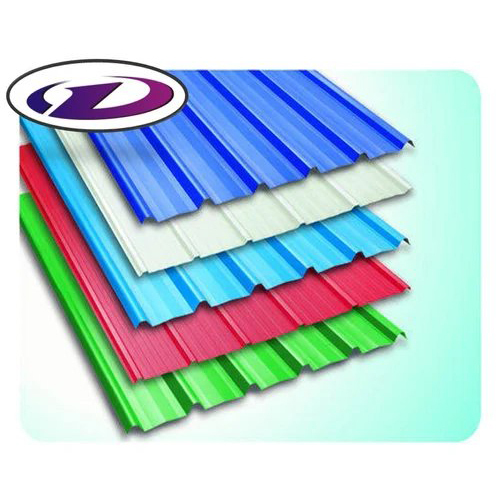 Colour Coated Roofing Sheet - Shape: Trapezoidal