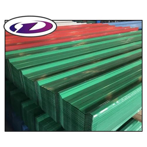 Green Mild Steel Roofing Sheet