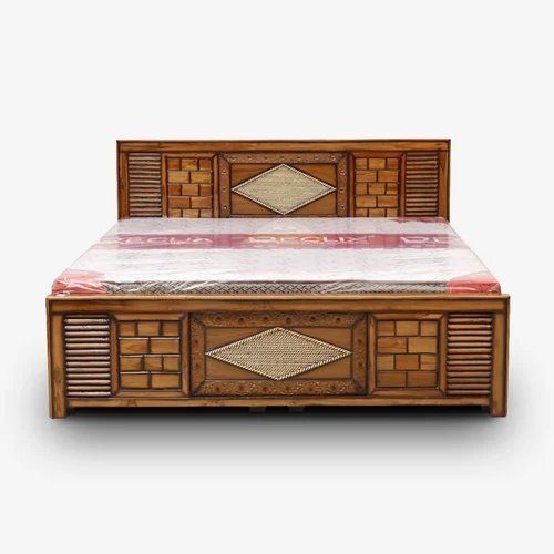 TEAK WOOD DIAMOND COT