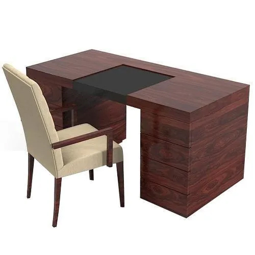 Wooden Office Tables Chair Set