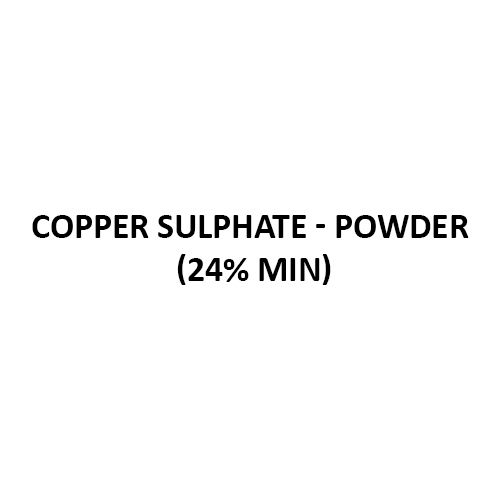 24% MIN Copper Sulphate Powder