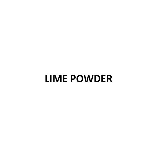 Lime Powder - Boiling Point: High