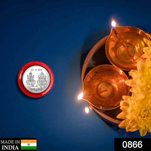 SILVER COLOR COIN FOR GIFT & POOJA