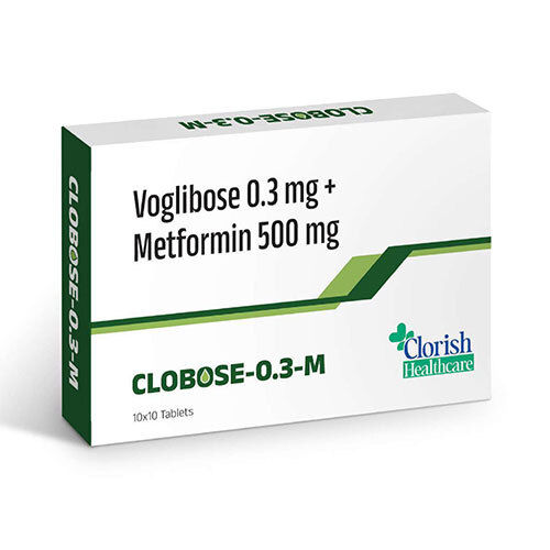 Voglibose 0.3mg + Metformin 500mg