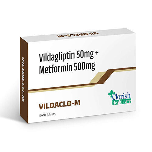 Vildagliptin 50mg + Metformin 500mg