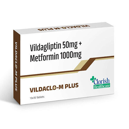 Vildagliptin 50mg + Metformin 1000mg