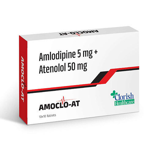 Amlodipine 5mg + Atenolol 50mg